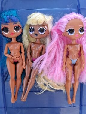 L.O.L. Surprise! Dolls Trio with Blue, Blonde & Pink Hair